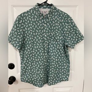 Original Penguin Green Button Up